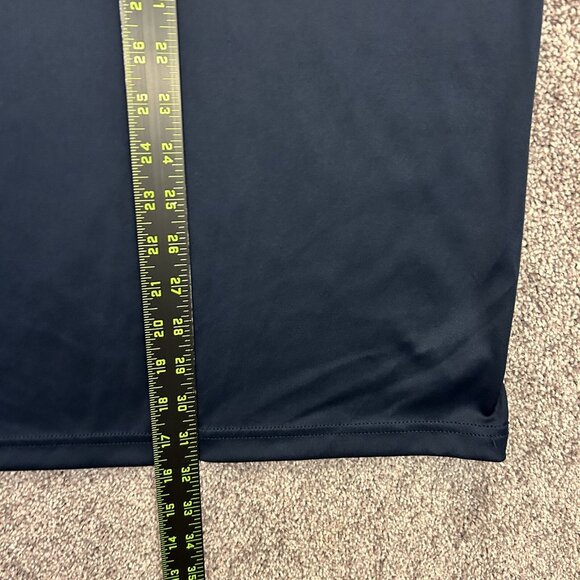 C2 Sport Men's Polo Shirt Size XL Navy Short Sleeves Collared Polyester GUC - Picture 6 of 9